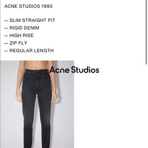 Acne Studios 1995 jean